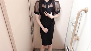[Crossdressing] Japanese getting off with a bunch of orgasm in a ultra-cute uniform