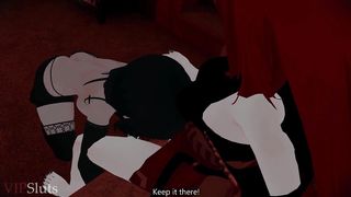 VIPSluts - Hermaphroditism Dom lovingly Screws Anime Lady in a steaming Cabin