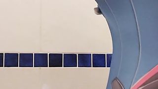 Amy young crossdresser onanism in costume play