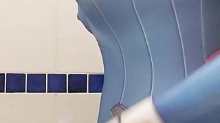 Amy young crossdresser onanism in costume play