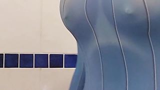 Amy young crossdresser onanism in costume play