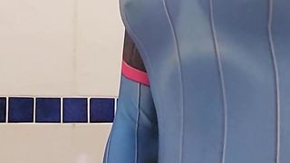 Amy young crossdresser onanism in costume play