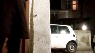 Naughty Femboy public outdoor in Poland compliation