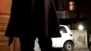 Naughty Femboy public outdoor in Poland compliation