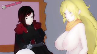 Massive Knocker Futa Yang Pummeled Weiss and Ruby (Sound)
