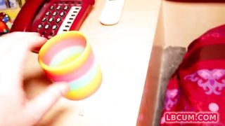 Sexy t-girl backside played and humped no condom