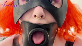 Trans Emo Black Cat making the most of her alone time