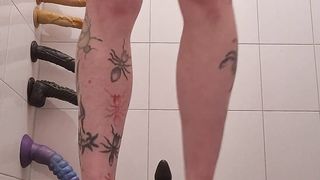 Girly sissy breezy enjoy's her fake penis rail