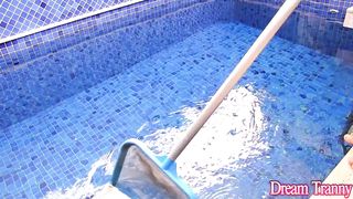 She-creature Thayla Santos Offers Her Booty to a Kinky Stud