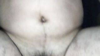 Cabalgando un fake penis con mi harness ajustado