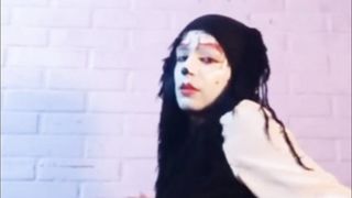 Nice Femboy in Socks enjoy her Diminutive Bum