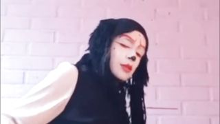 Nice Femboy in Socks enjoy her Diminutive Bum