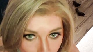 Awesome bj from trans bunny! Sound up!