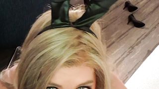 Awesome bj from trans bunny! Sound up!