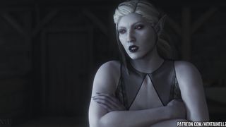 hermaphroditism ruin the humid cooter of a funbag cougar THREE DIMENSIONAL cartoon