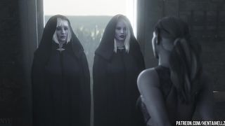 hermaphroditism ruin the humid cooter of a funbag cougar THREE DIMENSIONAL cartoon