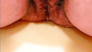 FTM Enjoys Peeing Himself Over And Over Again Compilation
