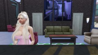 Big-titted Futa Bangs Nerdy Chick - Sims four