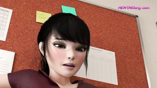 'Play FUTA' MILF Fucks Young Dickgirl at Store Break Room ⌁ EXCLUSIVE 3D