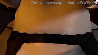 4K - Girl Dimitrescu futa gets her thick man-meat deep-throated by naughty hermaphroditism lady and jism inwards her -THREE DIMENSIONAL Anime porn P2