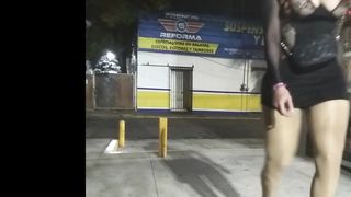 Gisa prepped to be fucked providing bang-out service outside an oxxo
