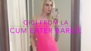 Jizm Muncher Barbie Trans COUGAR Unwraps and Taunts