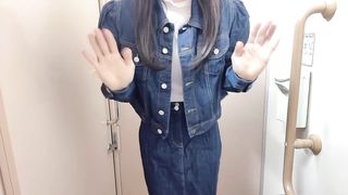 [Crossdressing] Japanese onanism with a bunch of orgasm in a ultra-cute uniform