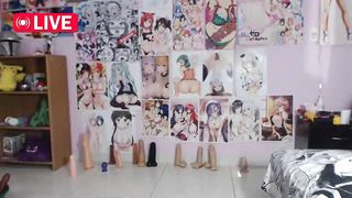 Gigantic BREASTS brazilian tart LIVE TRANSMISION!