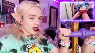 Adorable Trans FTM pulverizing and inhaling her whole fuck stick bevy!