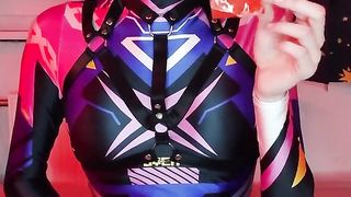 Nerdy Trans lady fails No Sack November and guzzles her own jism