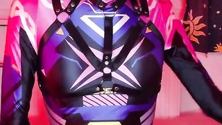 Nerdy Trans lady fails No Sack November and guzzles her own jism