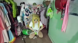 Kigurumi Spin Gym Uniform Breathplay Fetish mask and Socks