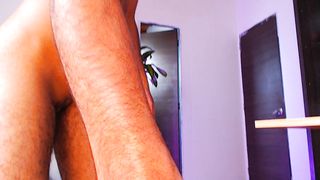 I display my gams and fur covered caboose