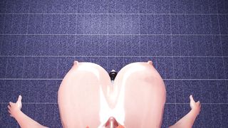 nymph red-haired futa long jug expansion growth (three dimensional toon)