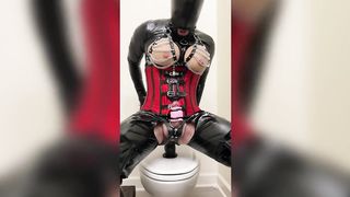 Bluealt Spandex Sissy Nymph getting off cumpilation