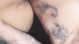 Dont You Fukin Stop Brazilian leopard arse tat lad