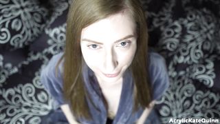 Ultra-cute TGirl POINT OF VIEW Fuck stick Throating