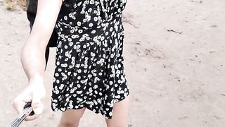 minivestido lindos pies y alpargatas en publico transgender princess caliente