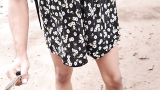 minivestido lindos pies y alpargatas en publico transgender princess caliente