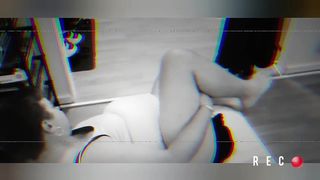 Unplanned home birth caught on camera, pregnant in rock hard labour.