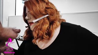 Cuckhold gets Boinked by the Wifey's Bull Fiona Fortune Sissy CD Cuck