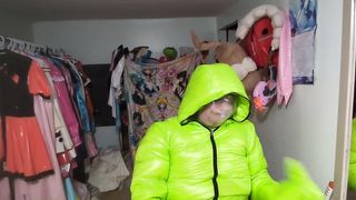 Over the Head Snowsuit and Breath fetish mask joy