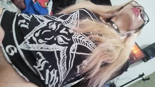 I saved Saki from henshin emergence, then I found out that she was a trans chick, so I plumbed her