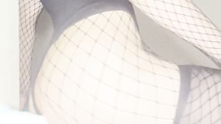 Lovely emo femboy pulverizes his donk until wiggling climax