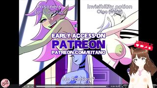 Nico Robin instructs how to do cowers on a dual pecker intrusion (Futa cartoon) - Jazziuu