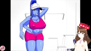 Nico Robin instructs how to do cowers on a dual pecker intrusion (Futa cartoon) - Jazziuu