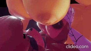 Foxy screws chica highly rock-hard