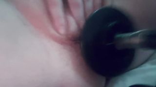 TRANSSEXUAL gets torn up with fuck-fest machine