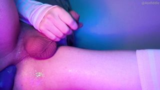 Femboy yells while taking a ample fuck stick analy