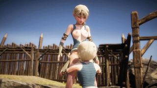 How to Teach Your Dragon Hermaphroditism - Astrid Hofferson deepthroats and gulps